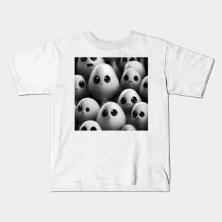 Cute Halloween Ghosts Kids T-Shirt